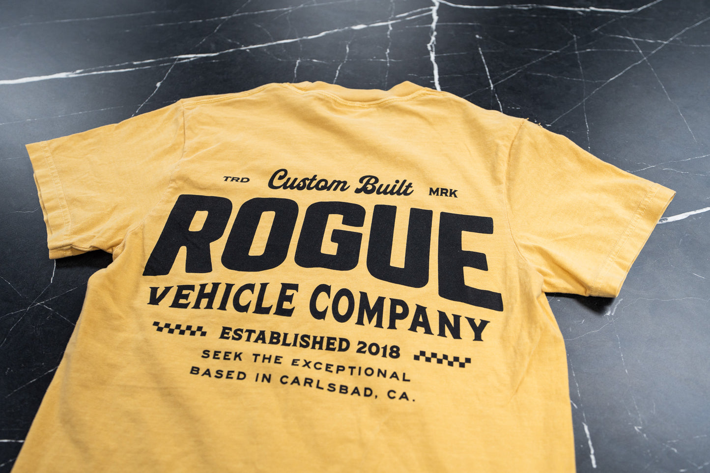 RVC Trademark Tee: Gold Color