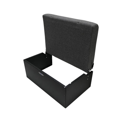 34" Folding Bench Seat - Retro Graphite Tweed