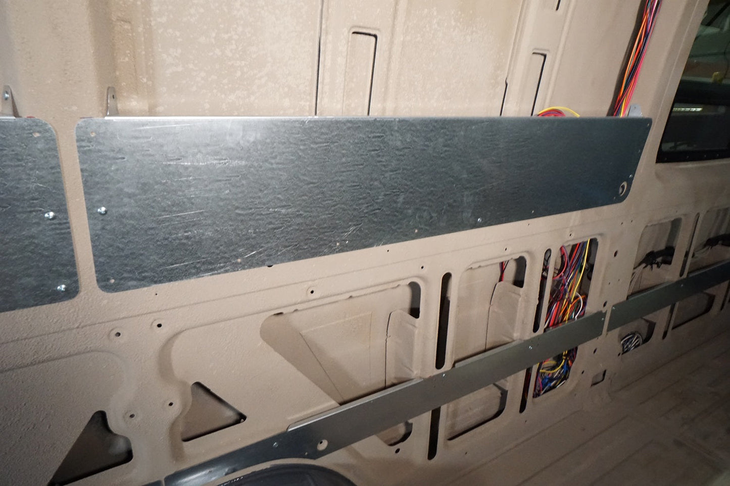 07+ Sprinter Van 170 EXT - 36" - 38" High Panel Bed Wall Brace Kit