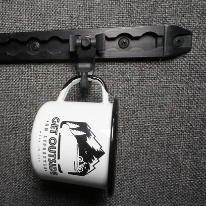 Heavy Duty Plastic L-Track Hook - 5 Pack