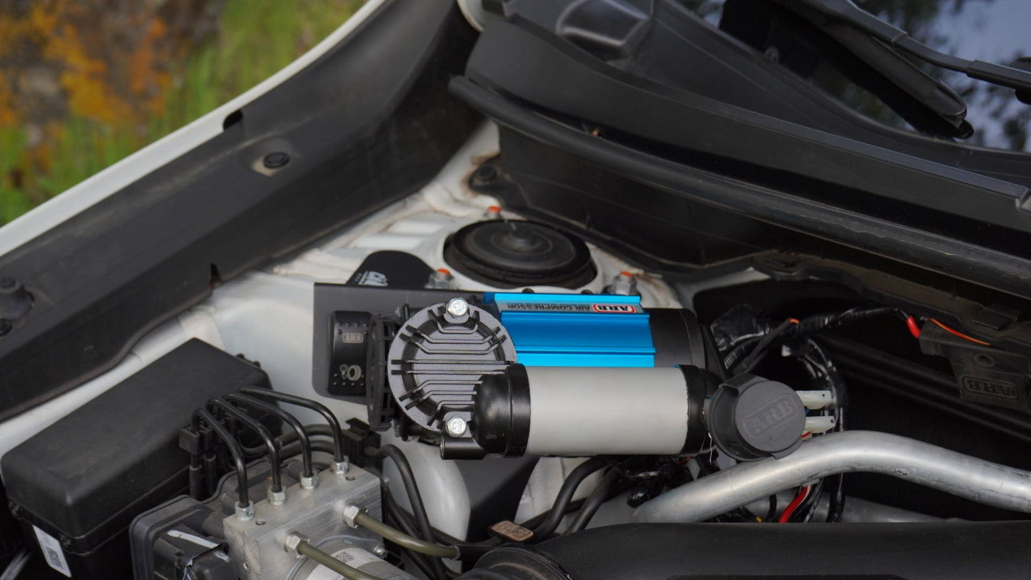 CAtuned Off-Road ARB Compact Air Compressor with Mount and Air Fitting Kit for Subaru Crosstrek