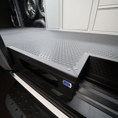 2007+ Sprinter Van - Sliding Door Floor Extension w/Access for wood sub floor trim