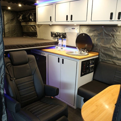 56in Galley - Isotherm 85 Fridge Base Cabinet - Drawer System