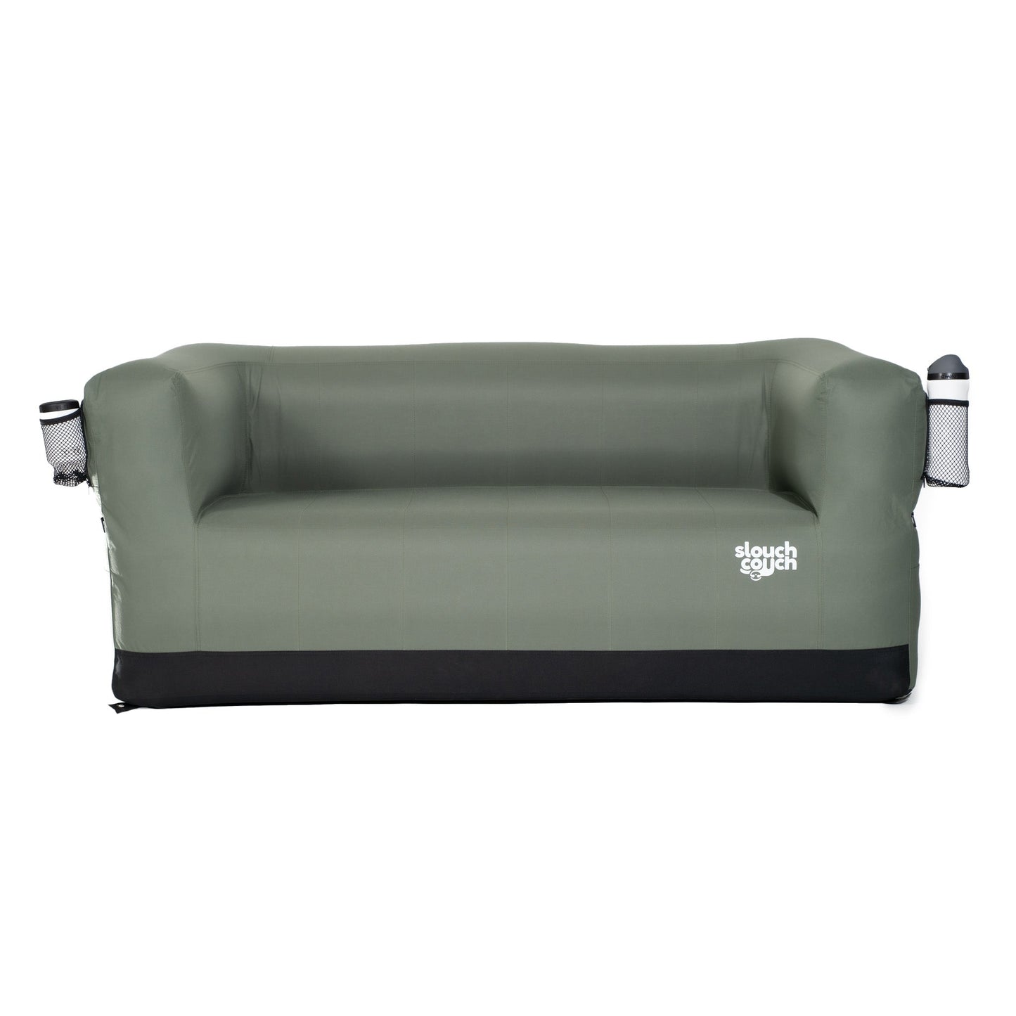 Compact Outdoor Loveseat Sofa Rugged Canvas Upholstery Portable Cozy Seating