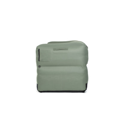 Compact Outdoor Loveseat Sofa Rugged Canvas Upholstery Portable Cozy Seating