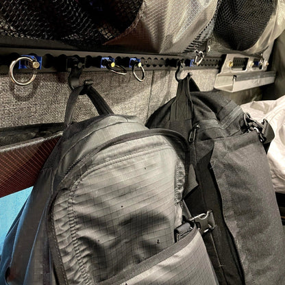 Heavy Duty Plastic L-Track Hook - 5 Pack