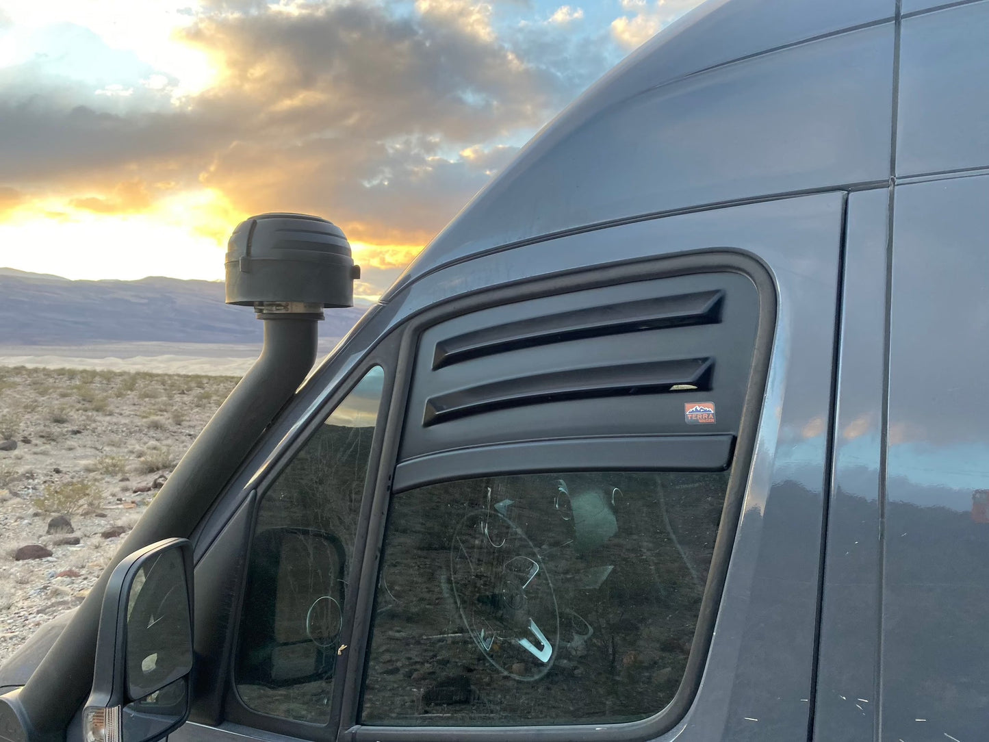 No-See-Um Bug Barrier Window Vent for Sprinter, Transit & ProMaster Vans