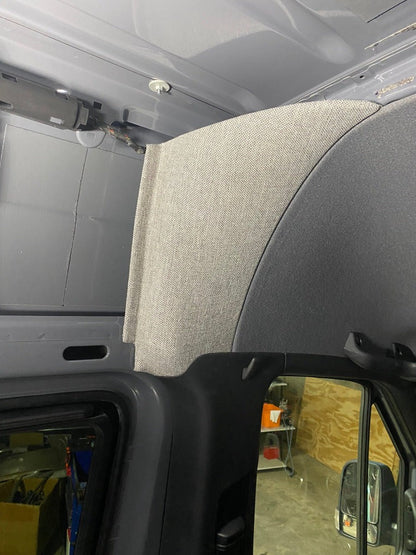 Tidy Trim Front Interior Finishing Kit for Mercedes Sprinter High Roof Vans 906/907 – Segmented Window Trim (Compact Shipping)