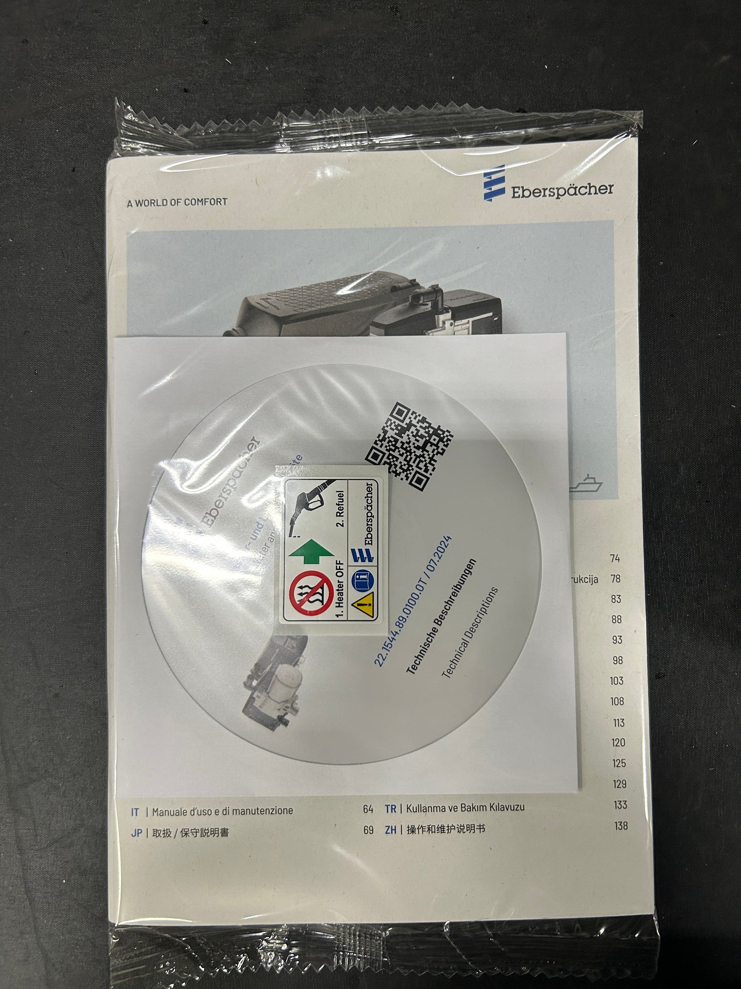 Espar AS3 B2L 12V Heater- Full Kit (Gasoline)