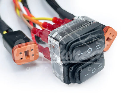 CAtuned Off-Road Light Harness for Baja Designs Lights for 2019+ Mercedes-Benz Sprinter