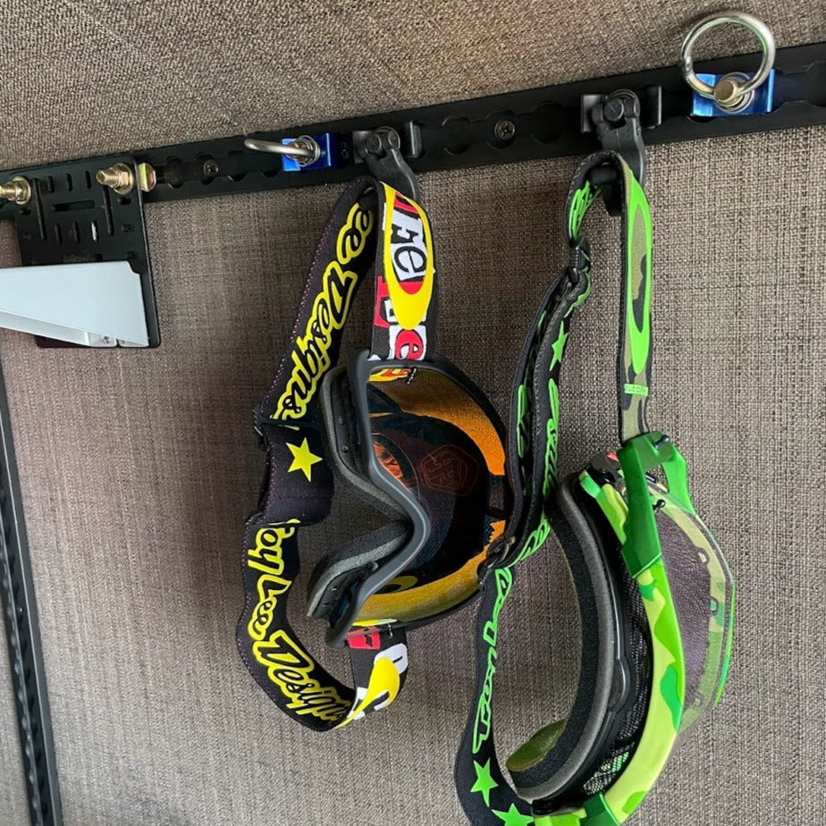 Heavy Duty Plastic L-Track Hook - 5 Pack