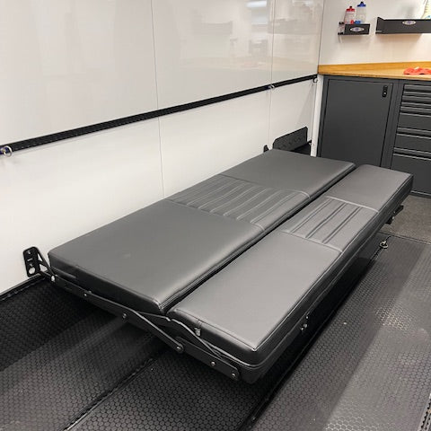 76" Sofa Sleeper - Charcoal Cloth