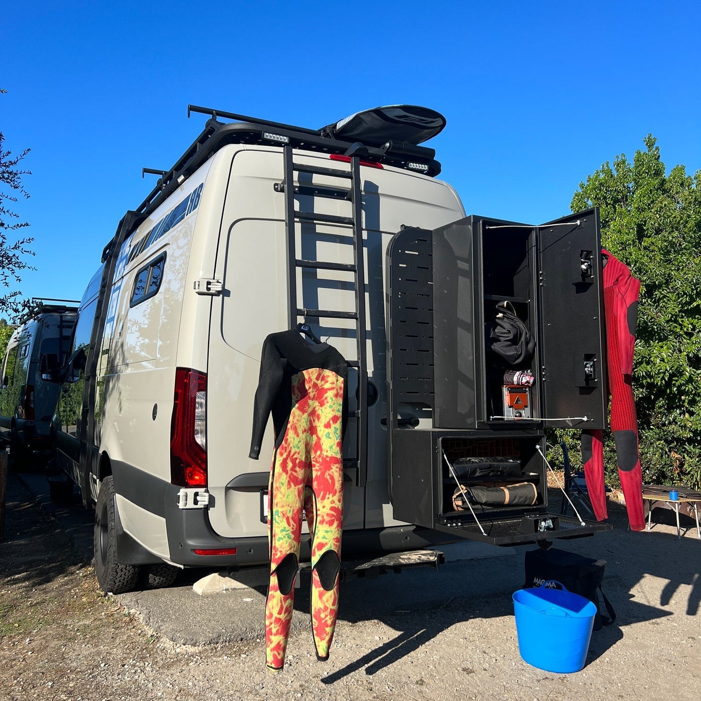 Rear Door Gear Storage Rack