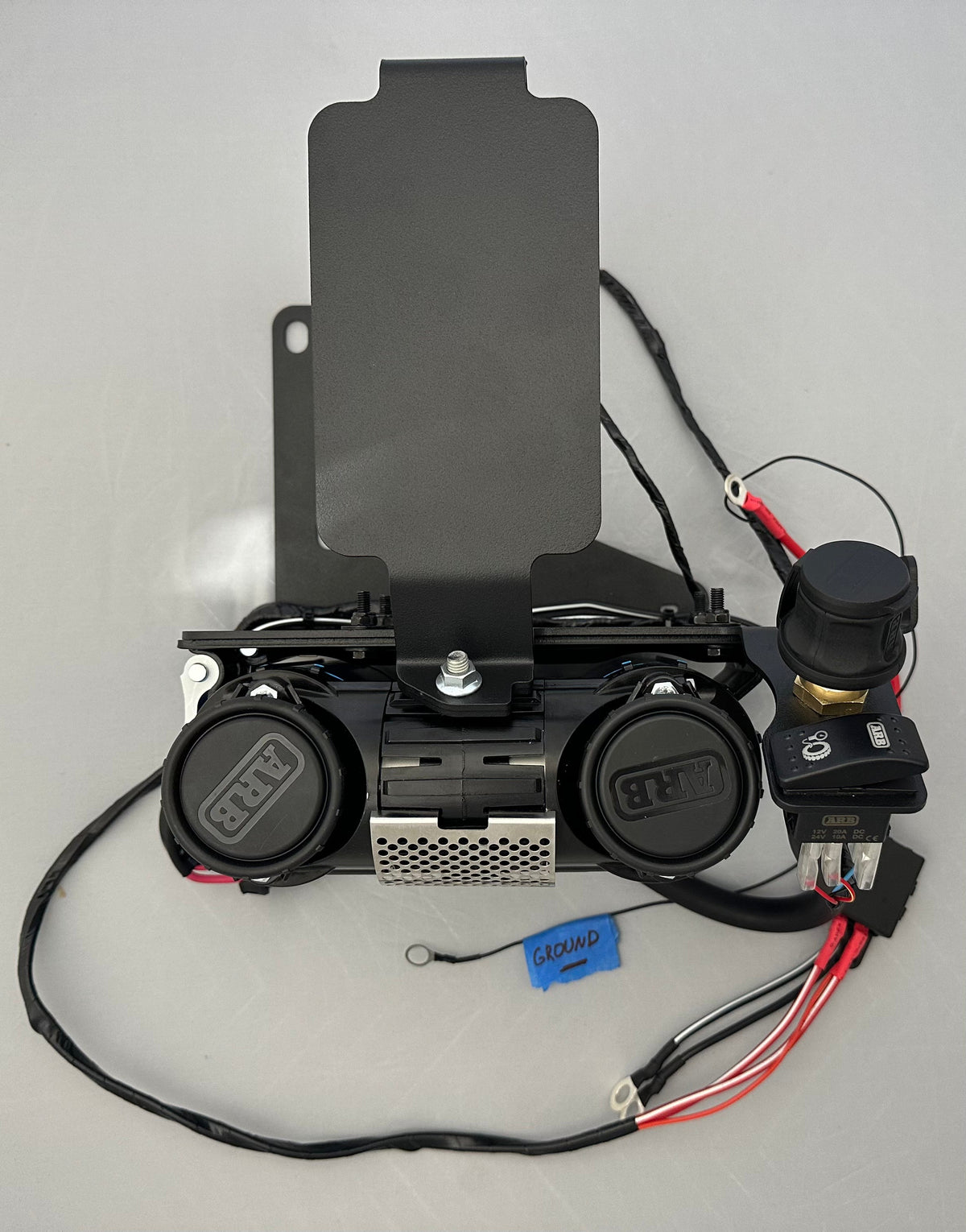 CAtuned Off-Road Lexus GX550 ARB Twin Air compressor with Mount.