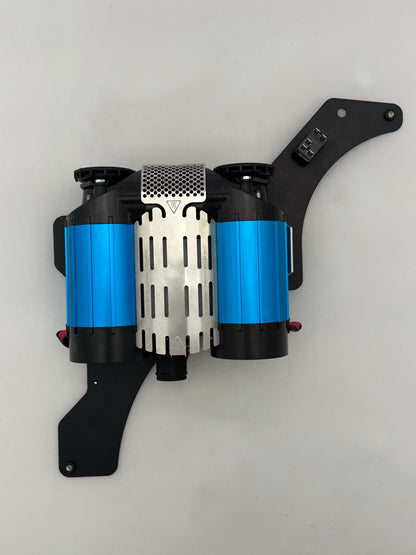 CAtuned Off-Road ARB Twin Air Compressor under hood for Sierra/Silverado 2500.