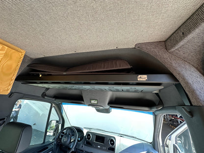 CAtuned Off-Road Mercedes Sprinter Upper Shelf with MOLLE Panel.