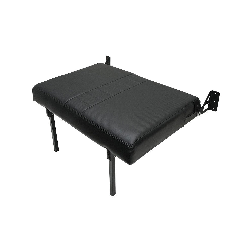 34" Folding Bench Seat - Carbon Fiber Vinyl