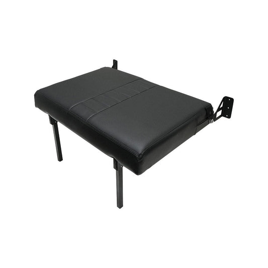34" Folding Bench Seat - Carbon Fiber Vinyl