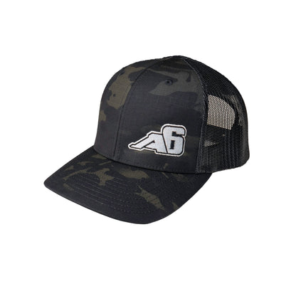 Trucker Snap-Back Hat with A6™ Embroidered Logo