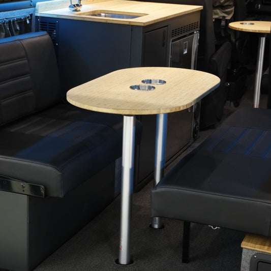 20" x 36"  Obround Bamboo Table