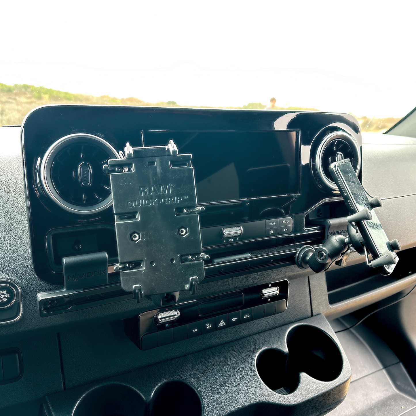 Navidok Overlander - No Drill Dash Mount For Mercedes Sprinter - 2019+ by Terra X