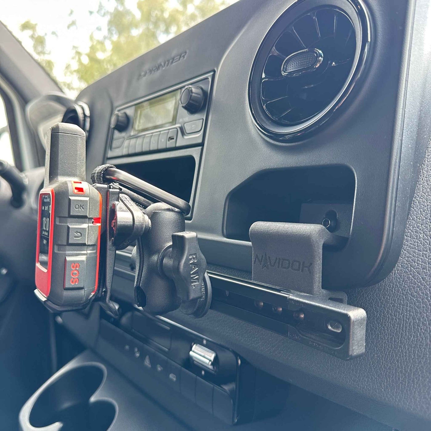 Navidok Overlander - No Drill Dash Mount For Mercedes Sprinter - 2019+ by Terra X