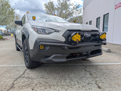 CAtuned Off-Road Subaru Crosstrek Wilderness Front Hidden Winch Mount