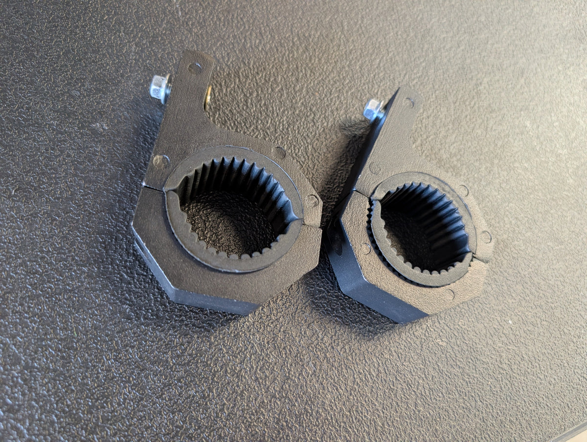 CATuned Off-Road License Plate Bracket for brush bars.