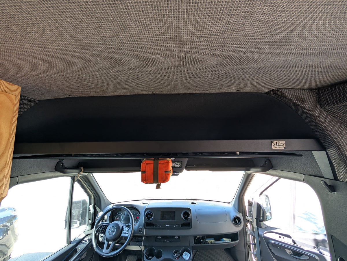CAtuned Off-Road Mercedes Sprinter Upper Shelf with MOLLE Panel.