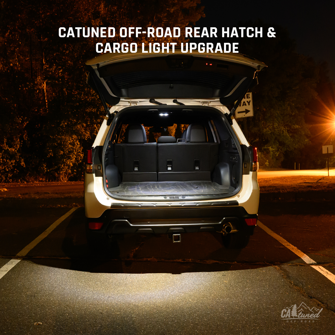 CAtuned Off-Road Subaru Rear Hatch & Cargo Light Upgrade