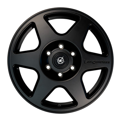 Van Compass Satin Black 17x8 Wheel