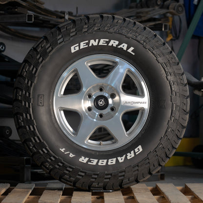SLICE 17x8 POLISHED WHEEL