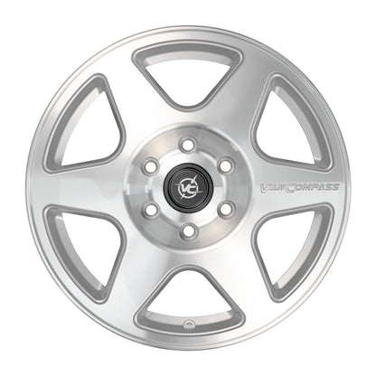 SLICE 17x8 POLISHED WHEEL
