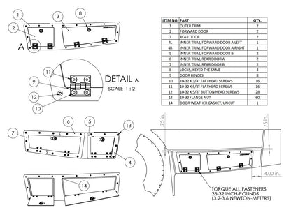 Sprinter Lock Box 170" Wheelbase.