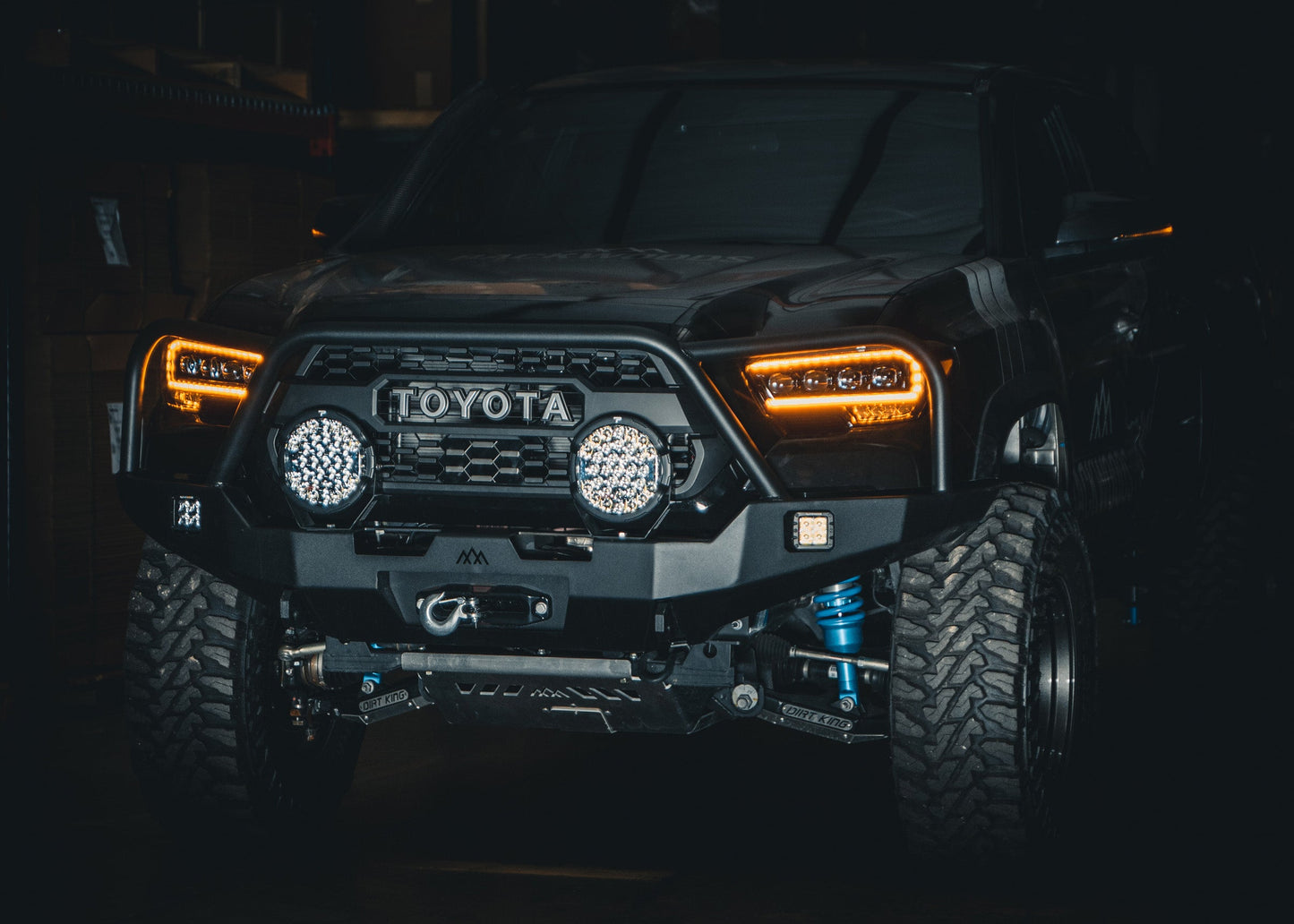 Hi-Lite Overland Toyota Tacoma Front Bumper 3rd Gen (2016-2023) [Bull Bar]