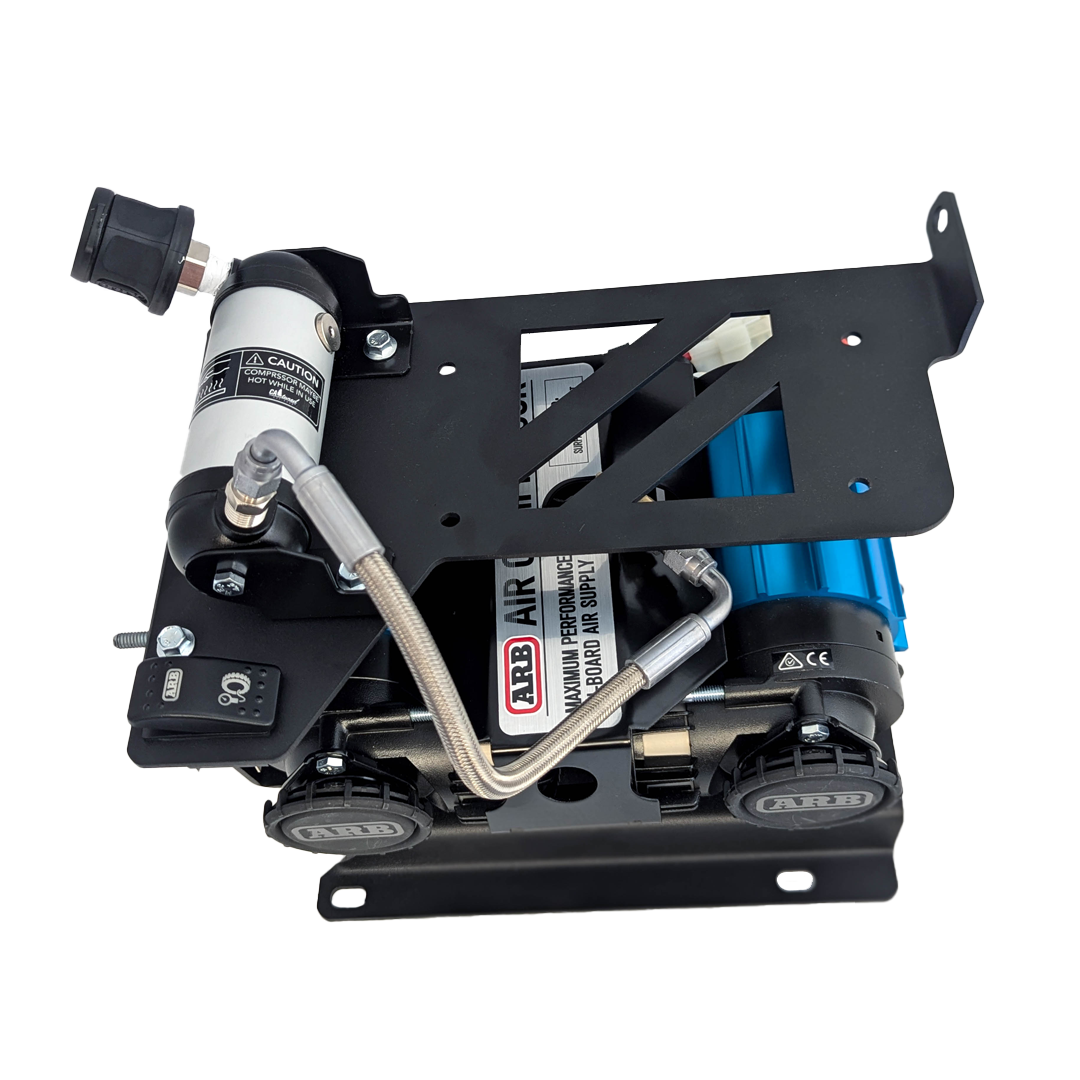 CAtuned Off-Road ARB Twin Air Compressor with Mount for 6th Gen 4Runner 2025+.