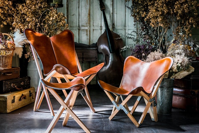 Tripolina Leather Chair