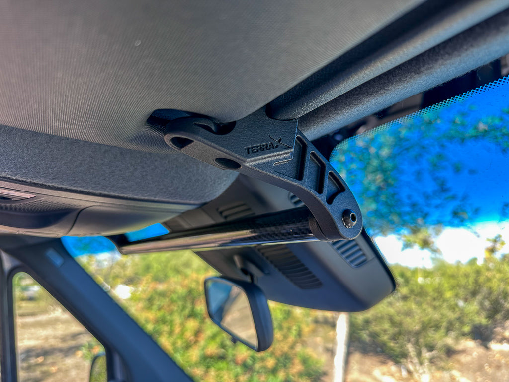 Sprinter Van Visor Carbon Fiber Tube Mount for Navigation Devices and Accessories – TERRA X Visordok Tube