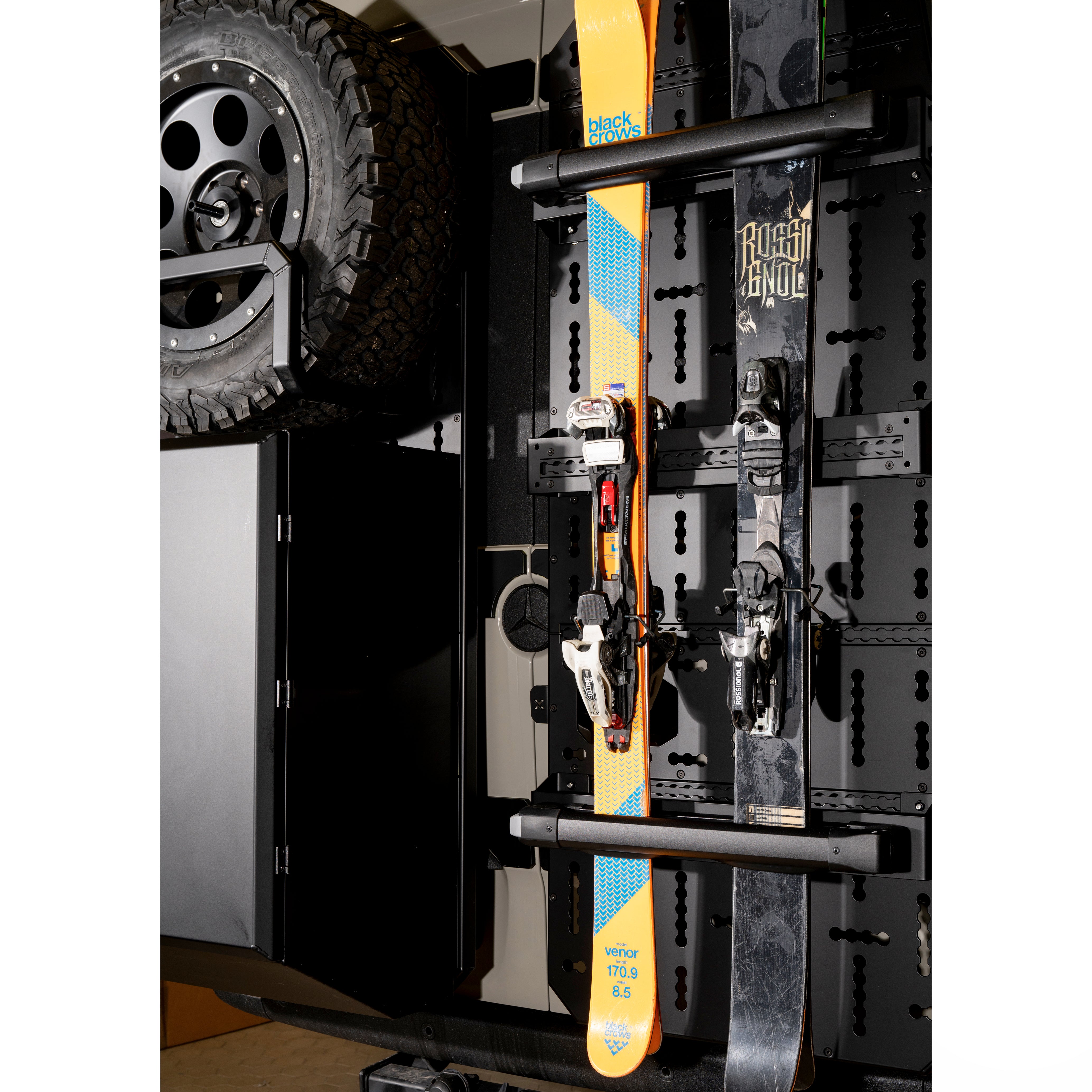 Ski Rack for Rear Cargo Carrier