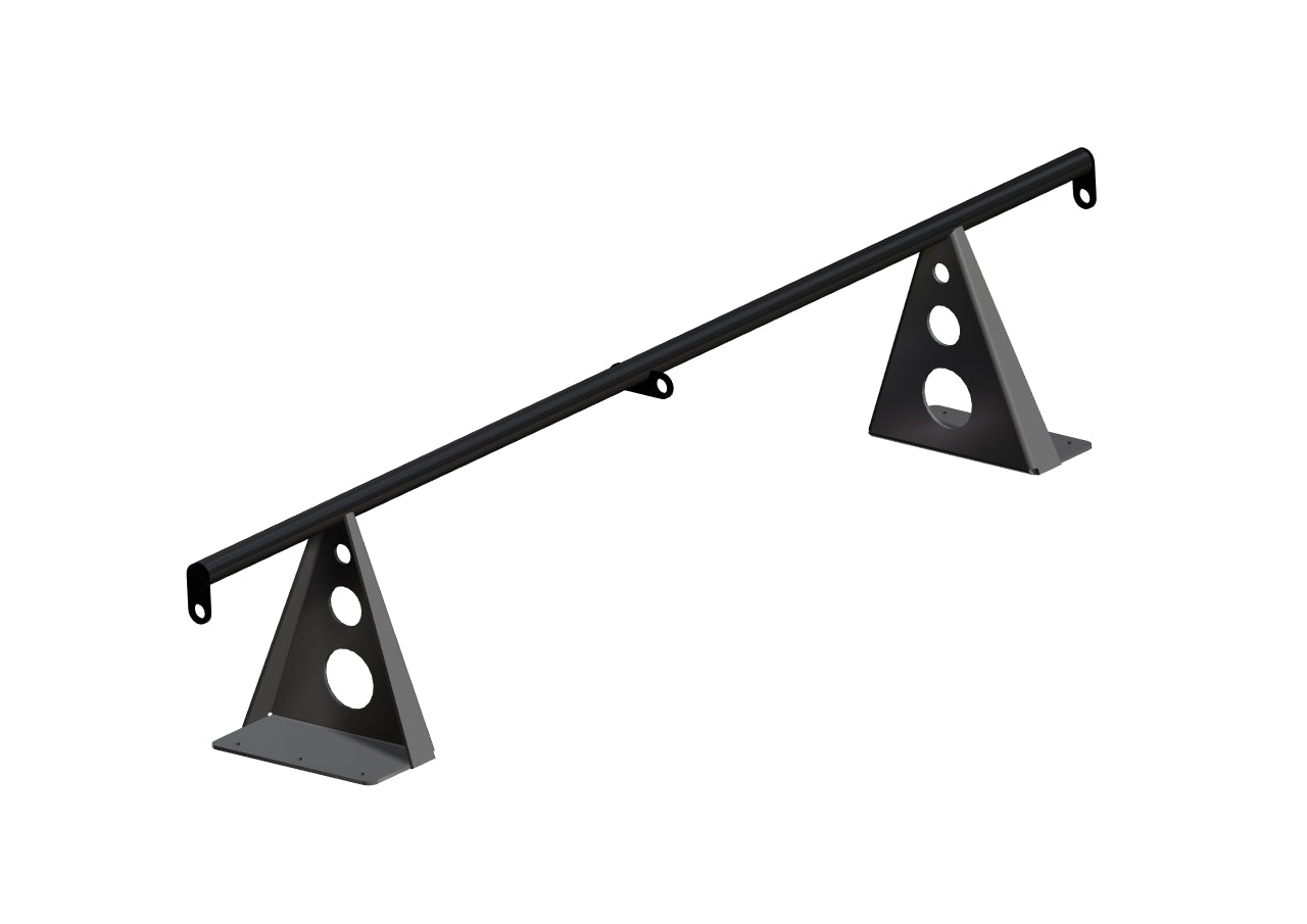 07+, Roof Bar 64" Wide - 12" Lift - High Roof - AC/Vent Cover Restrictions