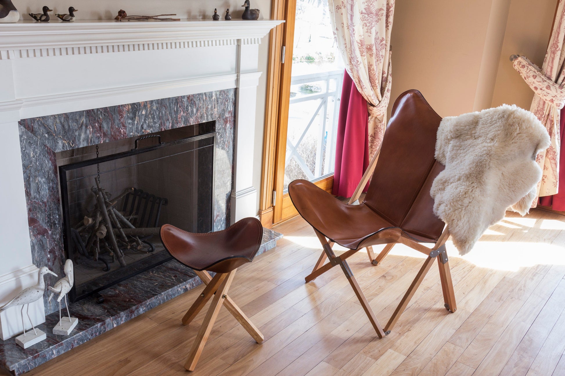 Tripolina Leather Chair