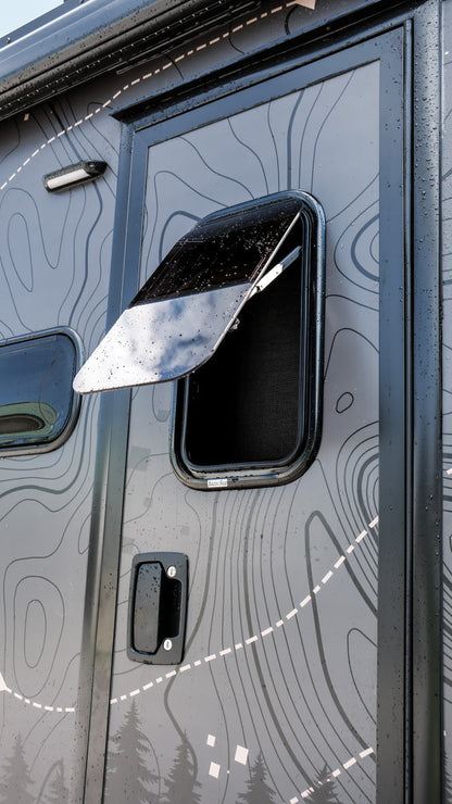 Ekko Entry Door Window Upgrade by FreedomVanGo