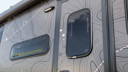 Ekko Entry Door Window Upgrade by FreedomVanGo