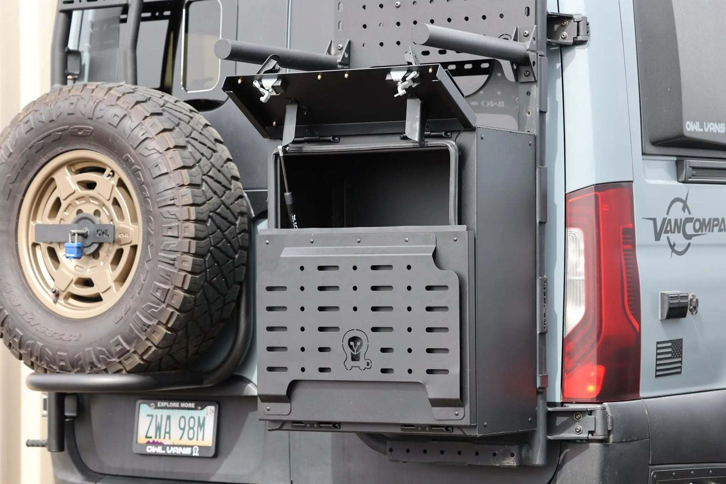 Owl Monster Box 30 Aluminum Van Storage Box Lockable