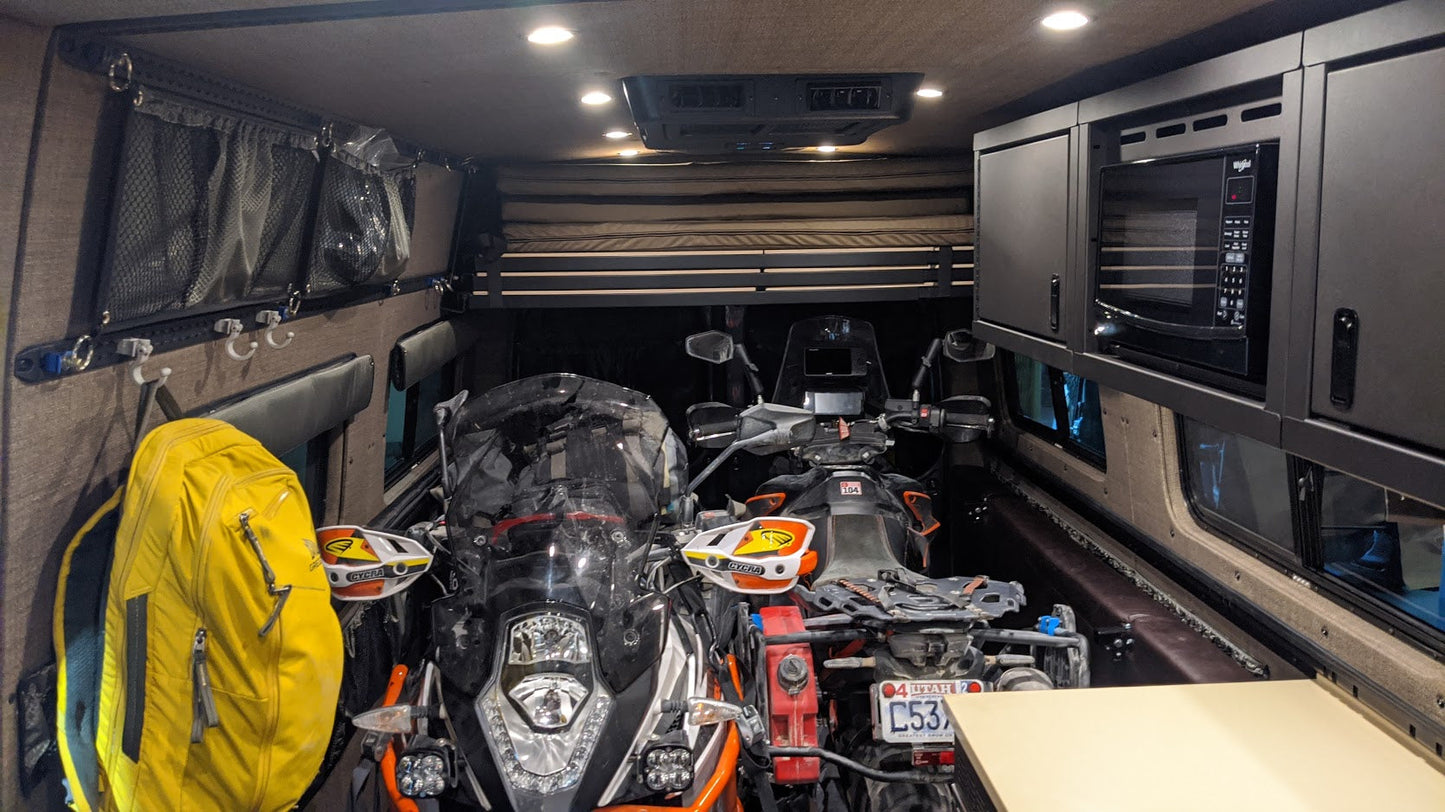 Adjustable Panel Bed Upper Storage Brackets