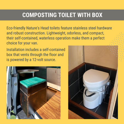 Composting Toilet with Box.