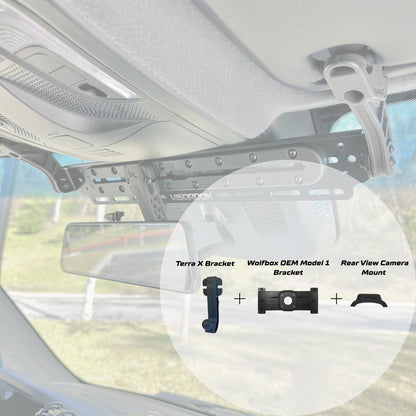 WOLFBOX Dash Cam Visordok Track Mounting Kit